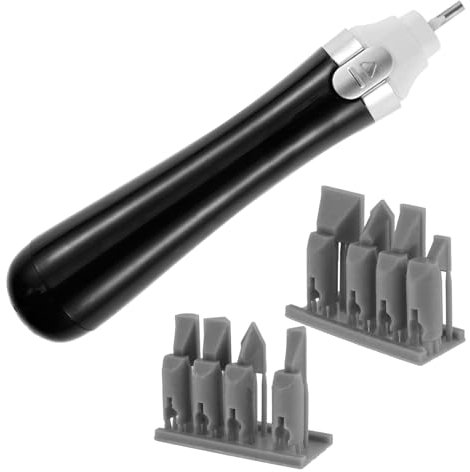 Foppla Levigatrice elettrica alternativa a 2 velocità Mini penna per smerigliatura portatile piccola levigatrice elettrica multiuso piccola strumento di macinazione per rimuovere la vernice rugosità