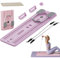 ExeractFit Pilates Board 2025 Upgraded Faltbarer Pilate Reformer Maschine Set für Zuhause Multifunktional Bauchtrainer Automatischer Rückprall Home Workout Equipment(Rosa)