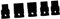TINEASUR Practical Tool for Auto Repair 1 Set of 5 Pcs Brake Caliper Socket Pad Screw Removal Sleeve
