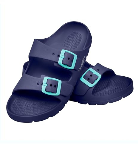Aqua Speed Laredo Badeschlappen Set für die ganze Familie + Mikrofaserhandtuch | Gr. 36–41