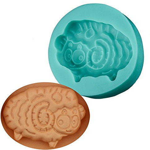 Beiersi Schaf Silikon Form für Fondant Marzipan Tortendeko Ausstecher Seife Dekoration Werkzeug (Stil 6)