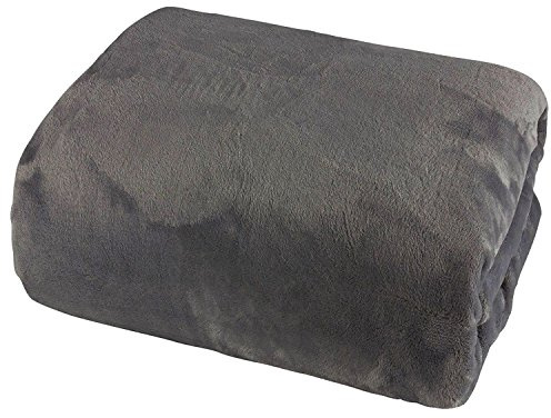 Mojawo Cashmere Touch Microfaser Spannbetttuch 150x200cm 100% Polyester anthrazit Spannbettlaken Bettlaken