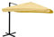 Mendler Ampelschirm HWC-A96, Sonnenschirm Gastronomie 3x3m (Ø4,24m) Polyester/Alu 23kg Flap drehbar - creme