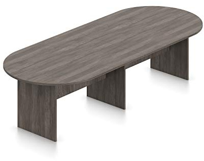OTG 10ft Racetrack Shaped Conference Table in Artisan Grey Finish