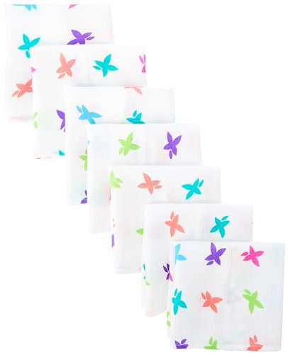 Bamboo Reusable Muslin Wipes (Pack of 7) Used Within NHS