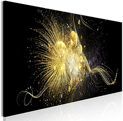 decomonkey Bilder Abstrakt 150x50 cm 1 Teilig Leinwandbilder Bild auf Leinwand Vlies Wandbild Kunstdruck Wanddeko Wand Wohnzimmer Wanddekoration Deko Modern Kugeln