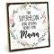 TypeStoff Holzschild mit Spruch – Mama – im Vintage-Look mit Zitat als Geschenk und Dekoration zum Thema Superheld - HS-01174