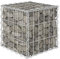 ZEYUAN Würfel-Gabionen-Hochbeet, Kräuterspirale, Hochbeet Im Garten, Pflanzkübel, Pflanzsteine, Stahldraht 30x30x30 cm