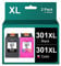 301XL Druckerpatronen Wiederaufbereitet Ersatz für HP 301 301 XL Multipack Tintenpatronen für HP Envy 4500 5530 4502 4504 DeskJet 2540 3050 2543 1050 1510A 2050 2512 OfficeJet 4630 2620 Druckers