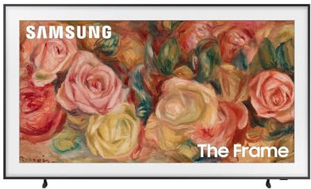 Samsung TV QE85LS03DAUXZT QLED 4K, Smart TV 85 Quantum Processor 4K, Frame Design, DVBT-2, Q-Symphony & Dolby Atmos, Integrato con Alexa, compatibile con Bixby e Google Assistant, Black 2024