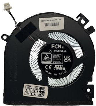 VoltaGuru Ventilador de refrigeración de CPU para HP Victus 15-FA, 15-FB, 15Z-FB, NP: DFS5K22B056737, ND85C26-21J19, N13304-001, N13306-001, N17903-001, N17901, N17901 2-0011 ;