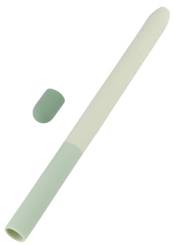 CIYODO 1 Stück Bleistiftetui Kompatibel mit Bleistift Der 1. Generation Regenbogen-Farbverlauf Grün Schutzhülle Stift Einfach Zu Bedienen und