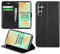 DN-Technology Galaxy S24 FE Case For Samsung S24 FE Case, Phone Case, PU Leather Flip Case, Wallet Style, Book Pouch, Card Cash Holder, Cover For Samsung Galaxy S24 FE (BLACK)