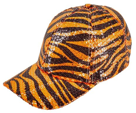 W WIDMANN MILANO Party Fashion - Basecap mit Pailletten, Capy, Accessoire für Faschingskostüme