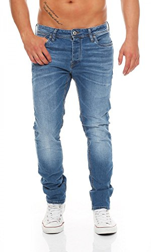 JACK & JONES Tim Original Medium Blue Wash Slim Herren Jeans