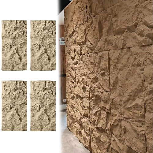 AMUFJJ wandpaneele Moderne Wandverkleidungen, Paneles Decorativos para Pared & Wandverkleidungen Für TV-/Sofa-Hintergrund, Wanddekoration(4 pcs)