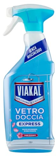 Viakal vetro doccia express fiori eleganti 470 ml