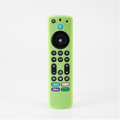 1PCS Silicone Remote Case For 2023 Fire TV Stick 4K Max 2nd/Fire Omni Series/Fire 4-Series Cover(Luminous Green)
