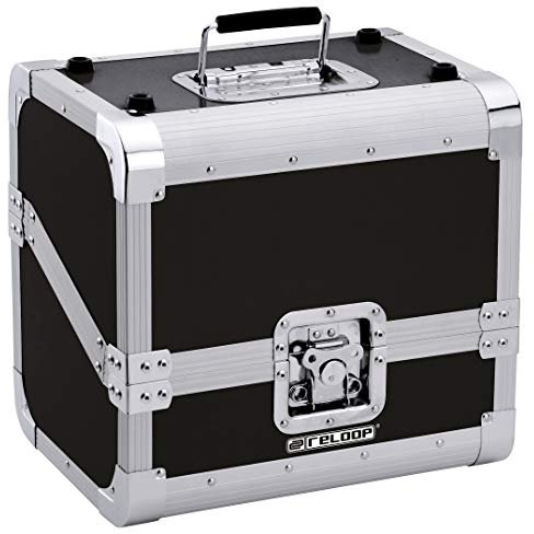 Reloop 5558 Club Series 80er - Caja para discos (capacidad 50 unidades), color negro