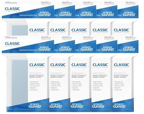 Ultimate Guard 1000 Card Sleeves Schutzhüllen Sleeves (66x93mm)