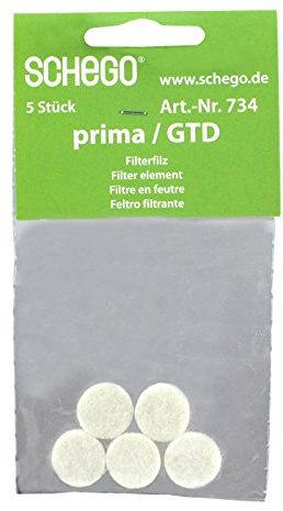Schego 734 prima-Ersatzfilterfilze, 5 Stück | Dämmung