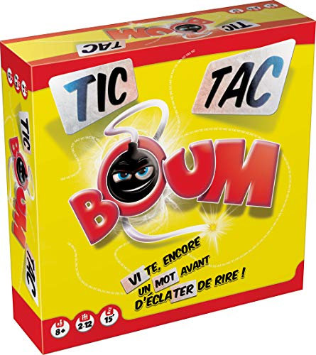 Asmodee - Zygomatic | Tic Tac Boum | Jeu de société | À partir de 8 Ans | 2 à 12 Joueurs | 15 Minutes