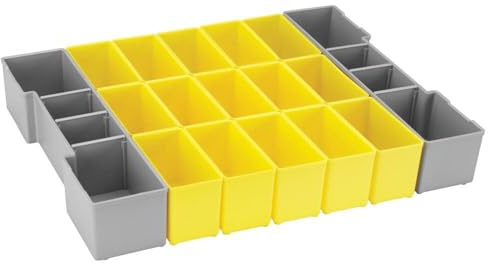 Bosch Bosch ORG1A-YELLOW Organizer Set für L-BOXX-1A, Teil des Click and Go Mobiltransportsystems, 17-teilig