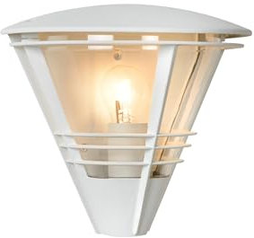 LUCIDE LIVIA - Wandleuchte Innen/Außen - 1xE27 - IP44 - Weiß