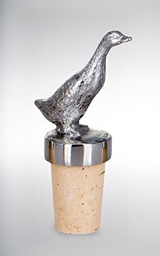 Flaschenkorken Ente H 8,0 cm D 2,5 cm Edelstahl