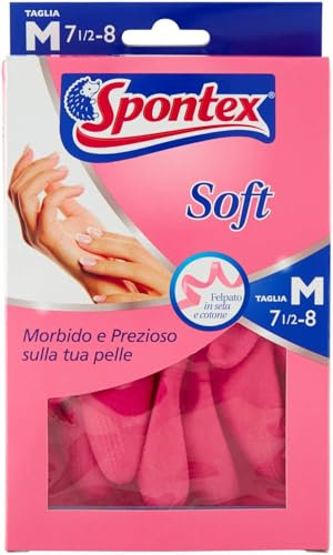 Spontex Guanti Comfort Cartoncino Taglia M