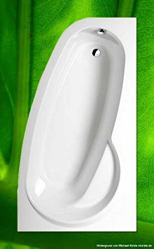 Baignoire 180 x 100 Naos droite + pieds + bonde + fixation