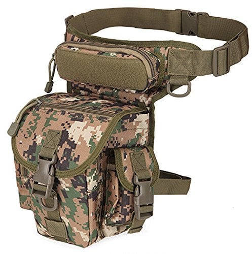 Rullar Multiusos Senderismo Cintura Fanny Pack Táctico Militar Gota Pierna Bolsa Running Mochila Al Aire Libre Camping Motocicleta Bicicleta Ciclismo Bolsa Bolsa De Hombro Selva Digital