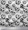 Soimoi Schwarz Baumwoll-Voile Stoff Pinselstrich und Fuuball Sport Stoff Meterware 56 Zoll breit