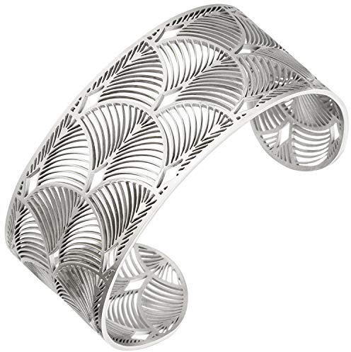 Jobo Damen-Armspange aus Edelstahl 16,5 cm