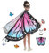 JEPOZRA Schmetterling Flügel Kostüm für Kinder Halloween Mädchen Umhang Fee Verkleidung Spielzeug Umhang Schal Prinzessin Party Elfen Set Cosplay,Maske und Kopfbedeckung sind enthalten