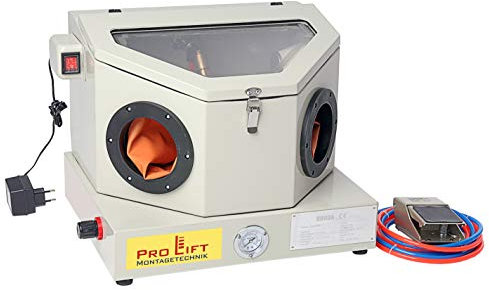 Pro-Lift - Cabina sabbiatrice da 30 litri, con accessori