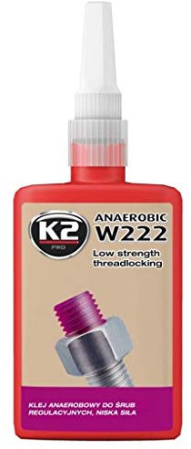 Colle à vis K2 à faible résistance, conçue pour les vis de précision et de réglage, 50 g.