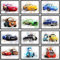 By Print A to Z® Cars Filmposter, Autos Aquarell Wanddekoration Drucke, ungerahmt (8x10 Set mit 12 Stück Wanddekoration), Autos 3 Poster, Autos Film-Dekoration, Autos Schlafzimmer Set