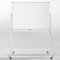 Whiteboard Stanford | Lackiert oder Emailliert | Doppelseitig & drehbar | Magnettafel mit Alurahmen & Stiftablage | Mobil in 5 Größen (120 x 220 cm, Lackiert)