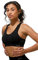 Seamless Wohlfühl-Bustier ohne Bügel - Comfort BH/Microfaser Top für Freizeit Fitness, Yoga (L, Schwarz)