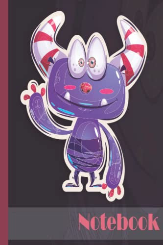 Monster Notebook: Monster Notebook Wide Ruled,Lined Paper Notebook for School, Students,Gift for Kids, Boys, Girls,Teens,Monster notebooks,Monster lover