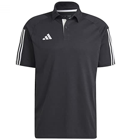 adidas Men's Tiro 23 Competition Polo Shirt, Black, S