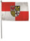 U24 Flagge Fahne Stockflagge Landkreis Potsdam-Mittelmark 30 x 45 cm Stockfahne 3er Pack