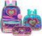 HTgroce Rosa Mädchen Schultasche Schulrucksack Kinder Niedlich Liebe Rucksack 3 Teile Set Schulrucksack mit Lunchpaket Tasche Mäppchen