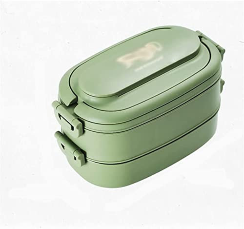 Bento-Box-Lunchbox, dreistöckige Lunchbox mit Griff, Mikrowellen-Salatbox, Lunchbox, Lunchbox, Büroangestellte, Bento-Box (Color : A, Size : As The Picture Shows)