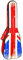 Ukulele Koffer Union Jack Ukulele Tasche 23 Zoll 10Mm Gepolsterte Für Sopran Tenor Konzert Ukulelen