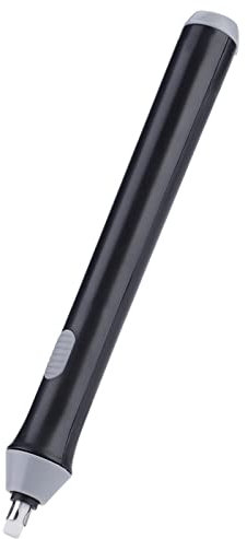 Tenwin Elektrischer Batteriebetriebener Tenwin Elektrischer Radiergummi Zum Zeichnen, Automatischer Radiergummi mit 22 Radiergummi-Nachfüllungen (Schwarz)