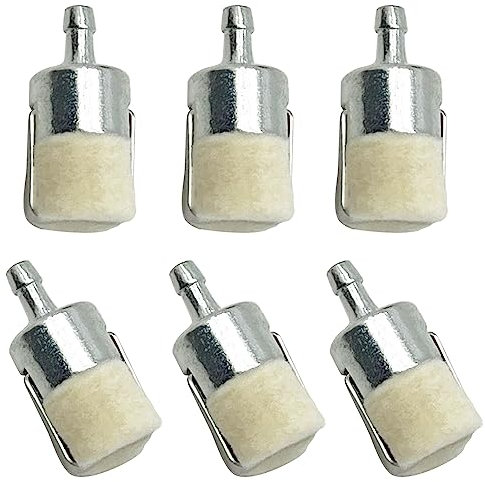6 Pezzi Filtro Carburante di Ricambio per Echo Stihl Tagliasiepi Decespugliatore Soffiatore a Zaino 3/16 Filtro Carburante per Motore Walbro Robin