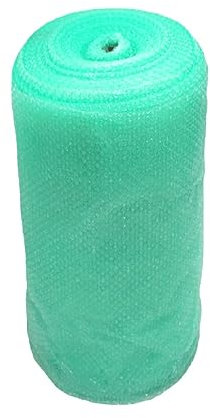 10M Long GREEN BIODEGRADABLE BUBBLE WRAP 500mm Wide - 100% ECO FRIENDLY Recyclable Small Bubble Cushioning House Moving - Fragile Item Packaging Material Protective Wrapping for Storage & Shipping