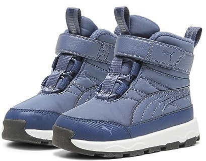 PUMA Evolve Boot AC+ Inf, Scarpe da Ginnastica Unisex-Bimbi 0-24, Blu Inchiostro Blu Persiano Bianco, 27 EU